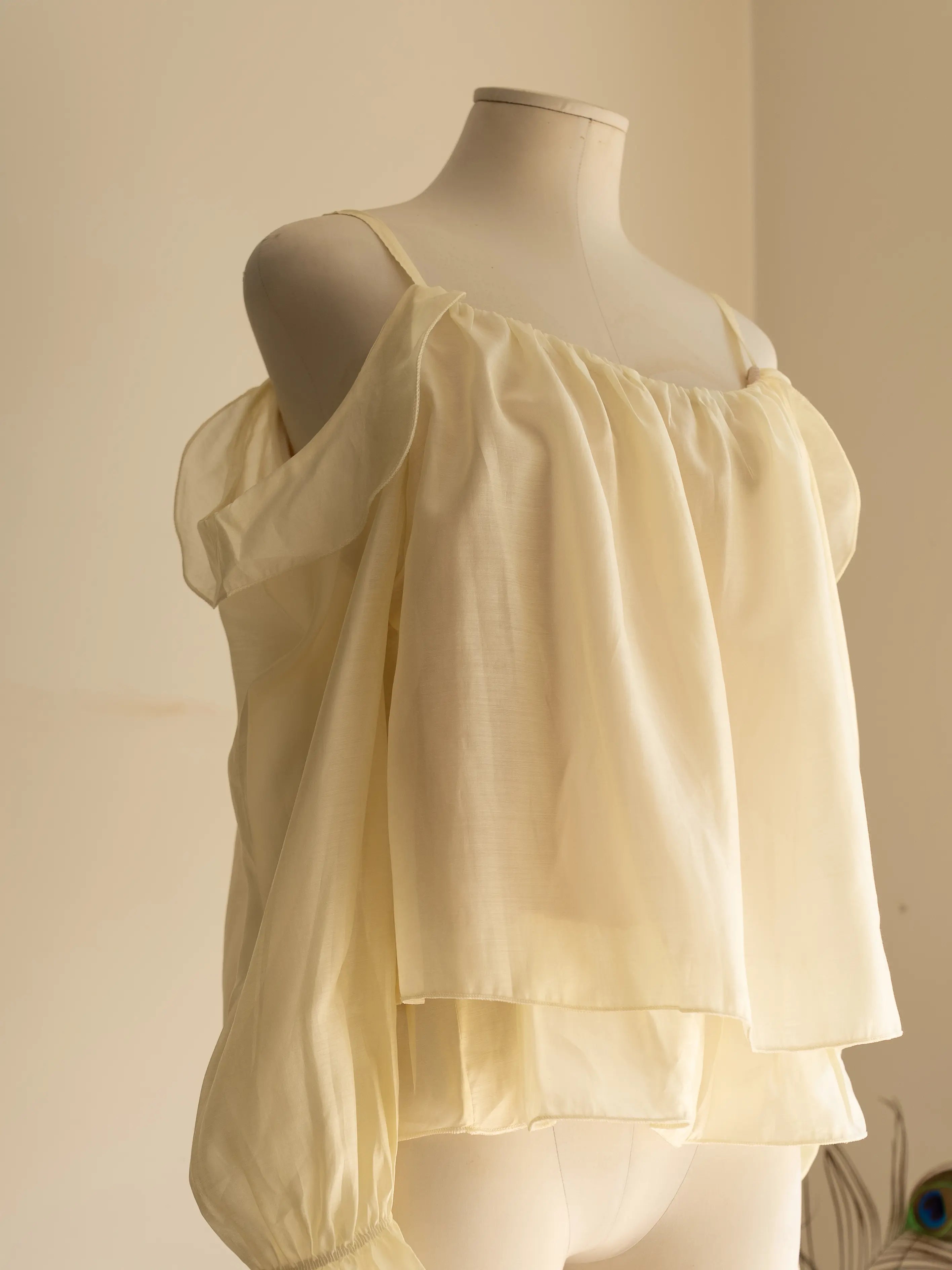 Blouse Lina Jaune Beurre