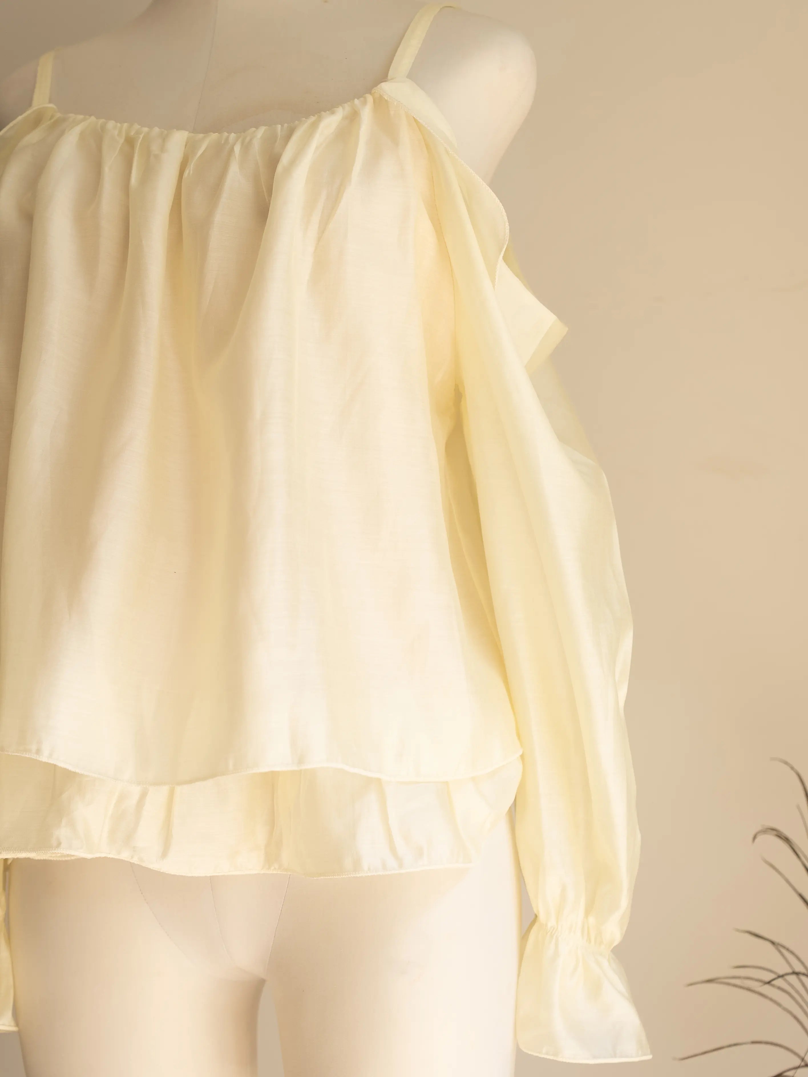 Blouse Lina Jaune Beurre