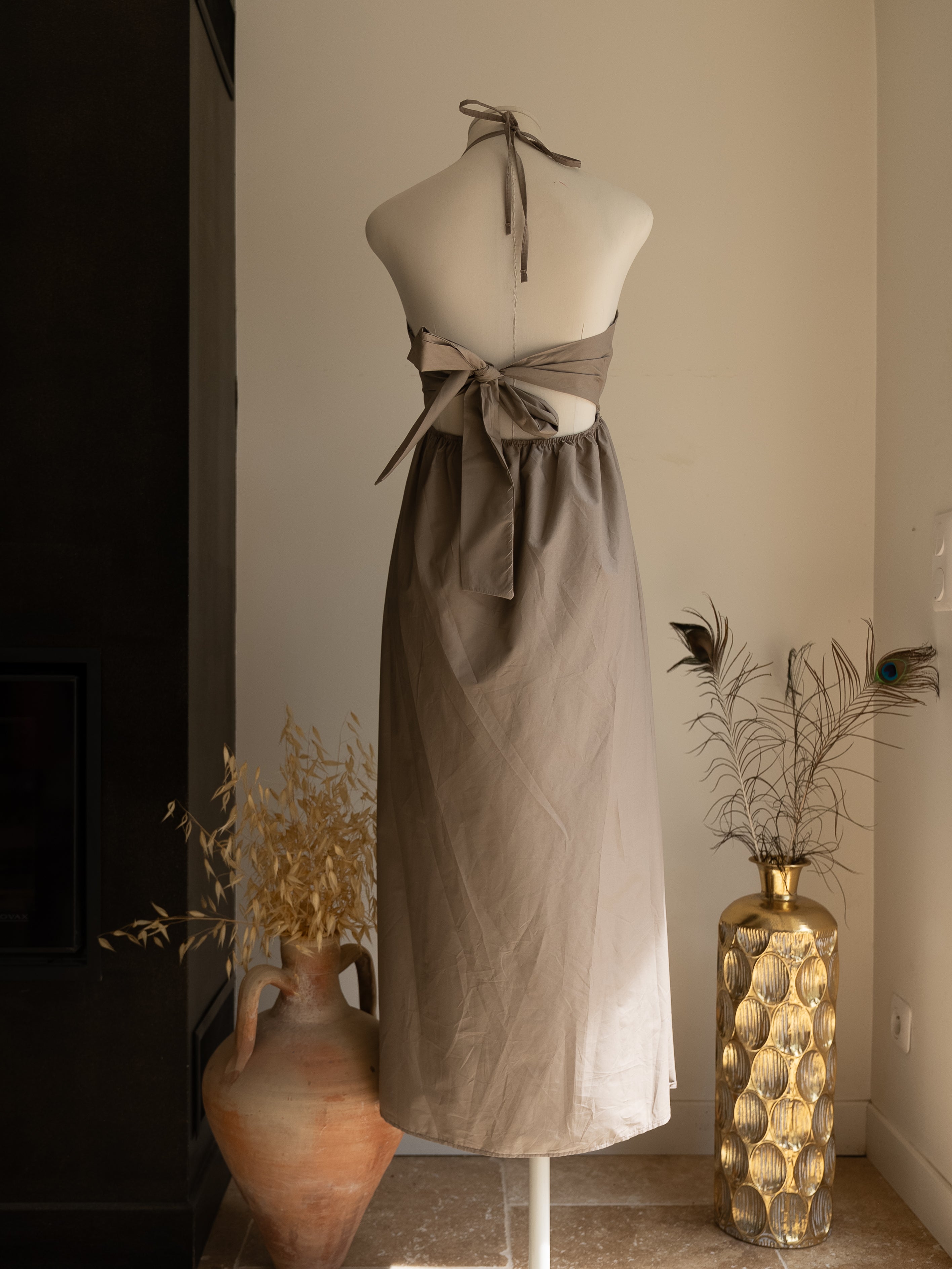 Robe Naïa Taupe