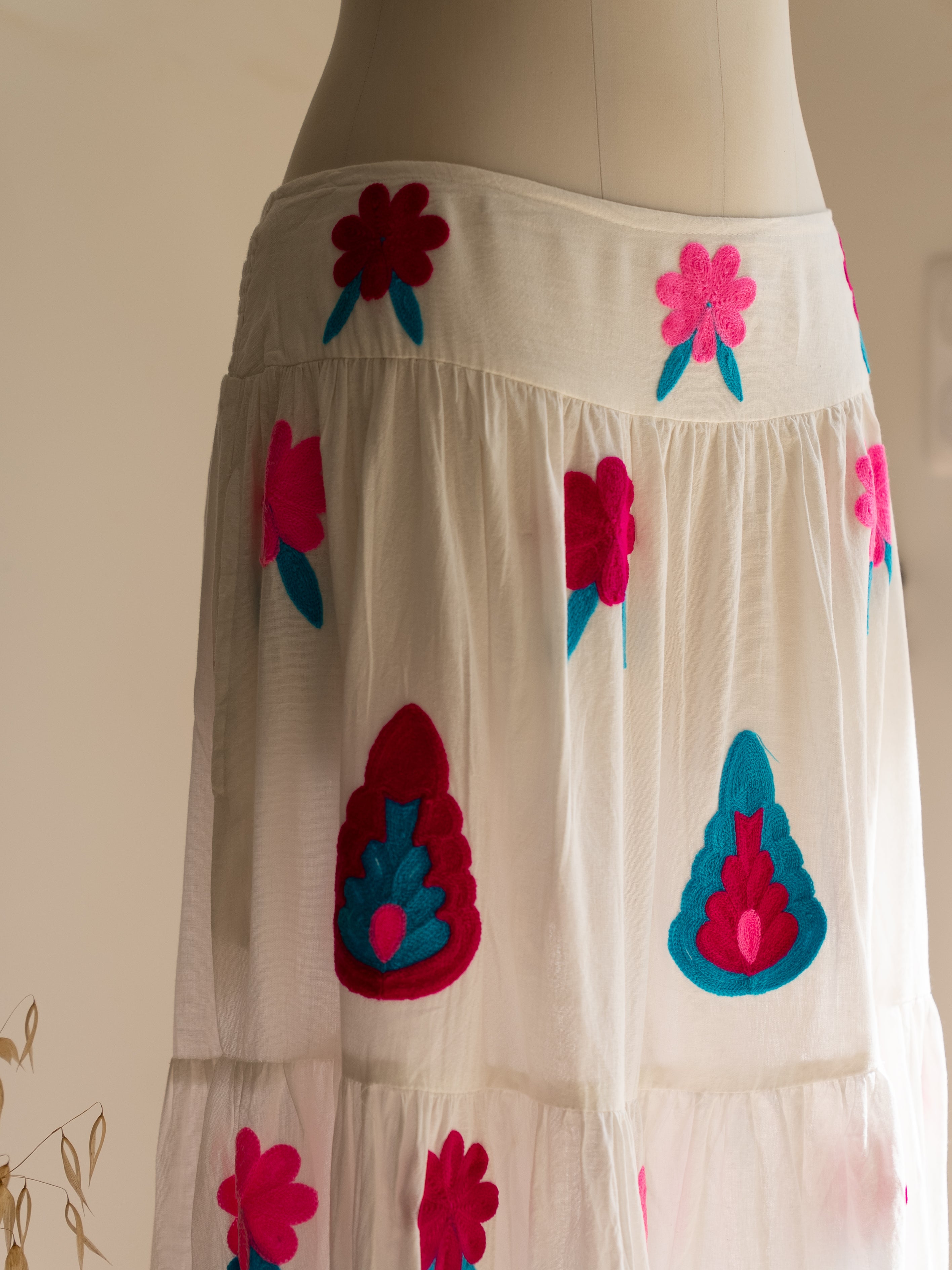 Jupe brodée Solea