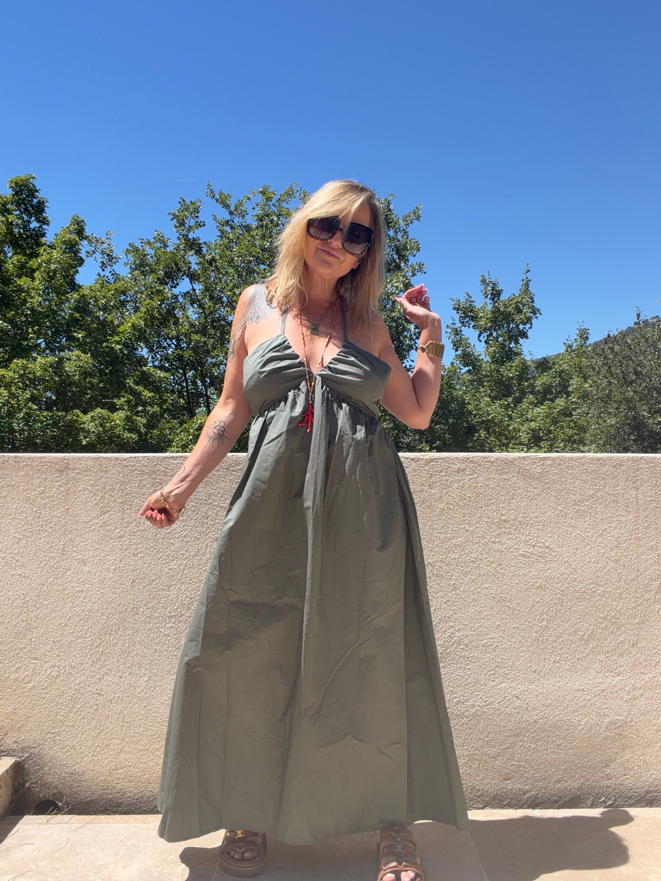 Robe Naïa Kaki