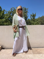 Pochette Falbala Verte