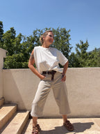 T-shirt Jane Blanc