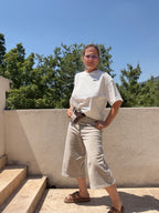 T-shirt Jane Blanc