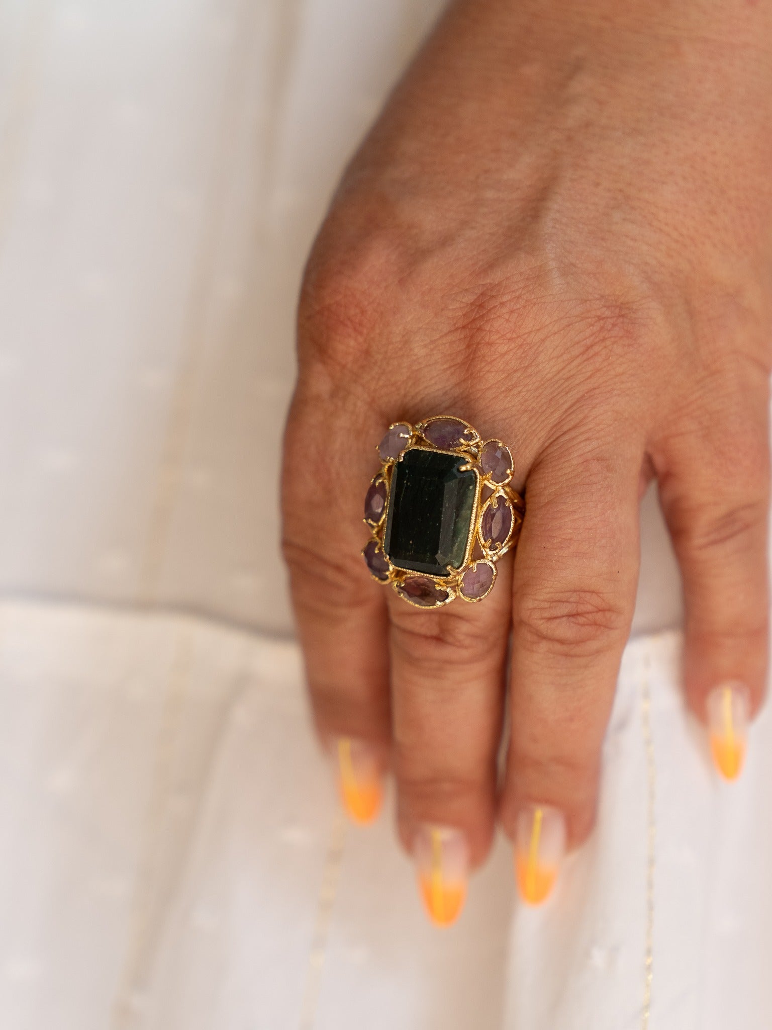 Bague Georges portée