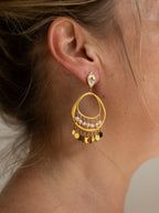 Boucles d’oreilles Émile portées