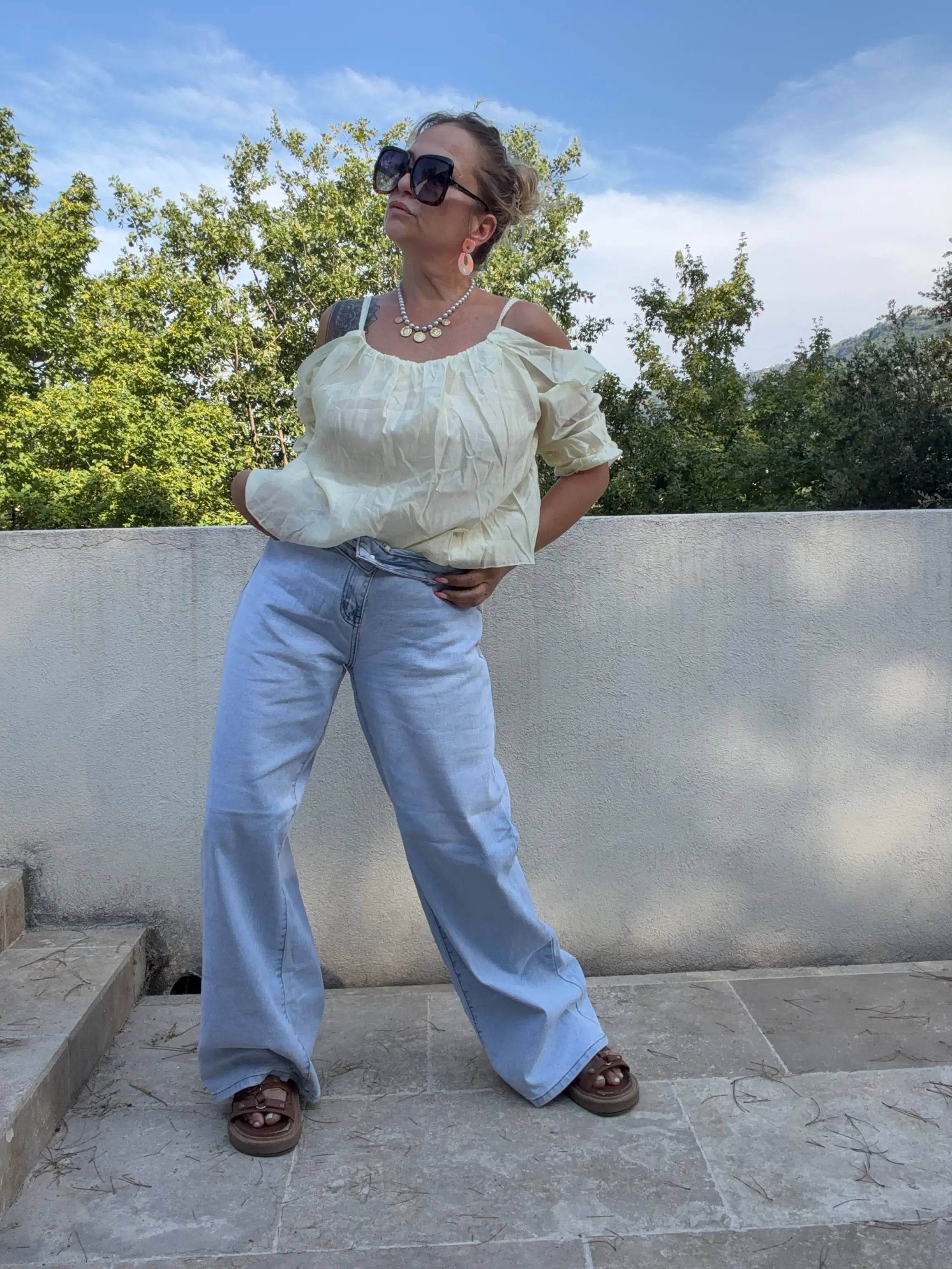 Blouse Lina Jaune Beurre