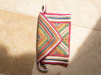 Pochette Falbala Rose en jute colorée Studio Albine P