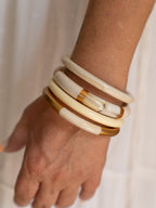 Set bracelets Charly porté au poignet