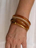 Gros plan du set bracelets Stephan