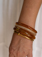 Set bracelets Stephan porté au poignet