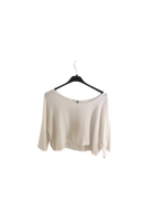 top Livia blanc court intemporel bohème 